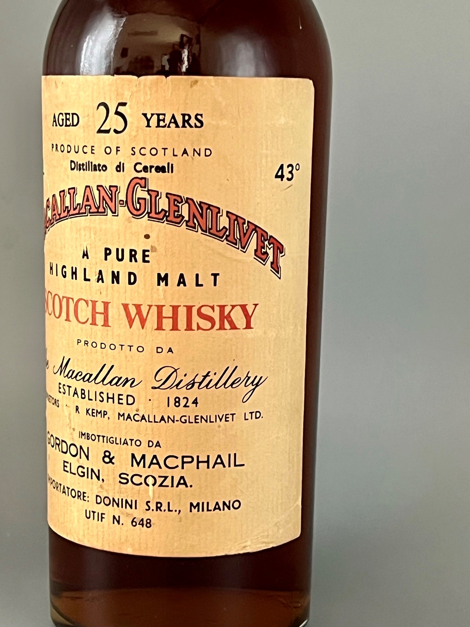Macallan - Glenlivet 25 Years Special