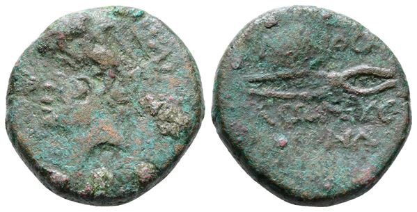 Islands of Sicily, Lipara, 44-36 BC. Æ (21mm, 8.08g).