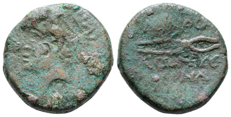 Islands Of Sicily, Lipara, 44-36 Bc. Æ (21mm, 8.08g).