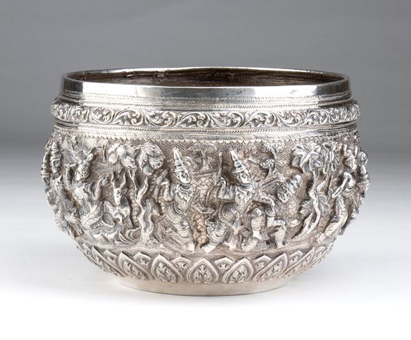 Thabeik silver bowl