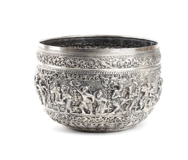 Thabeik silver bowl