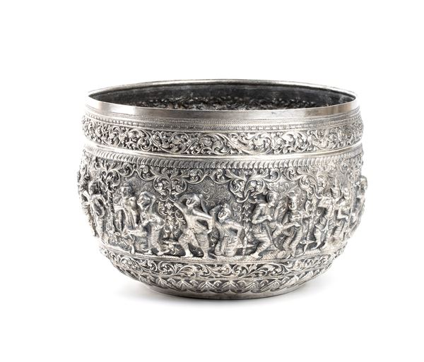 Thabeik silver bowl