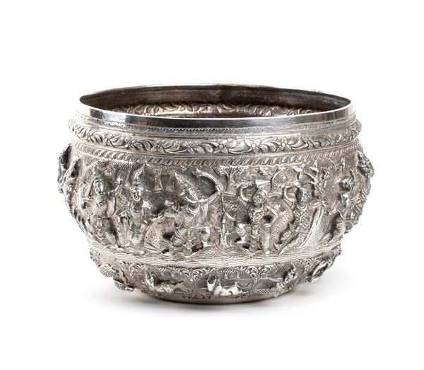 Thabeik silver bowl