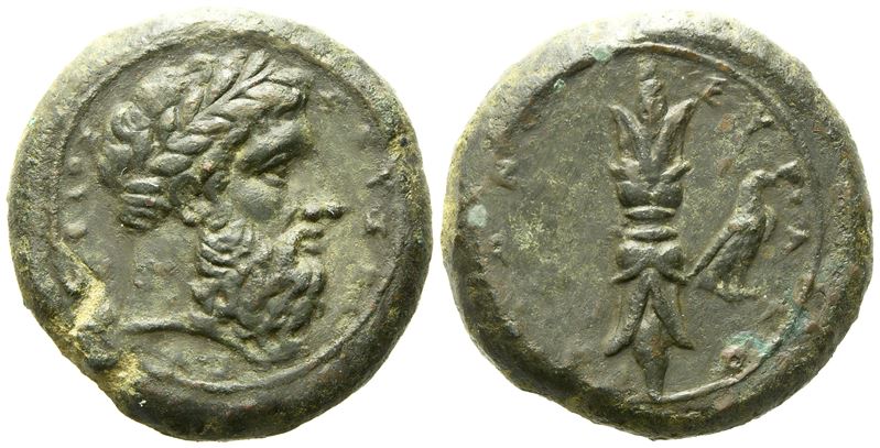 Sicily, Syracuse, Time Of Timoleon And The Third Democracy (344-317 Bc), Æ (16,05 G; 24,4 MM)