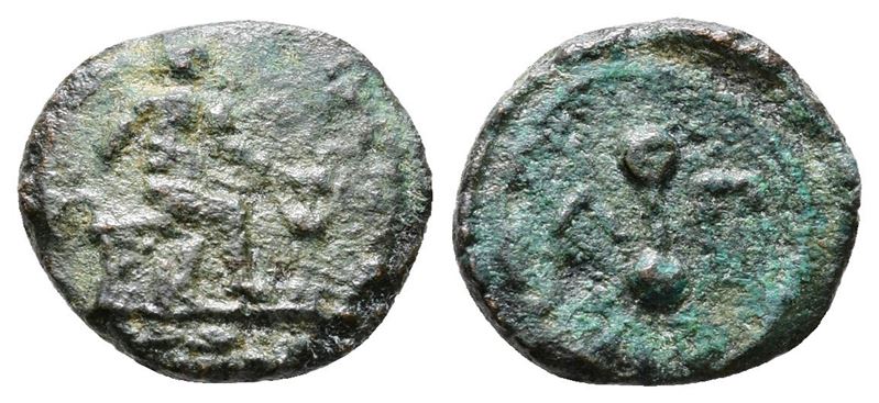 Islands Of Sicily, Lipara, C. 420-400 Bc. Æ Hexas (12mm, 1.22g).