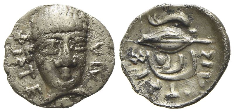 Campania, Phistelia (c. 325-275 BC), Obol; AR (0,62 g; 11,4 mm; 6 h)