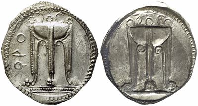 Bruttium, Kroton (C. 530-500 Bc), Stater; Ar (8,45 G; 30,5 MM)