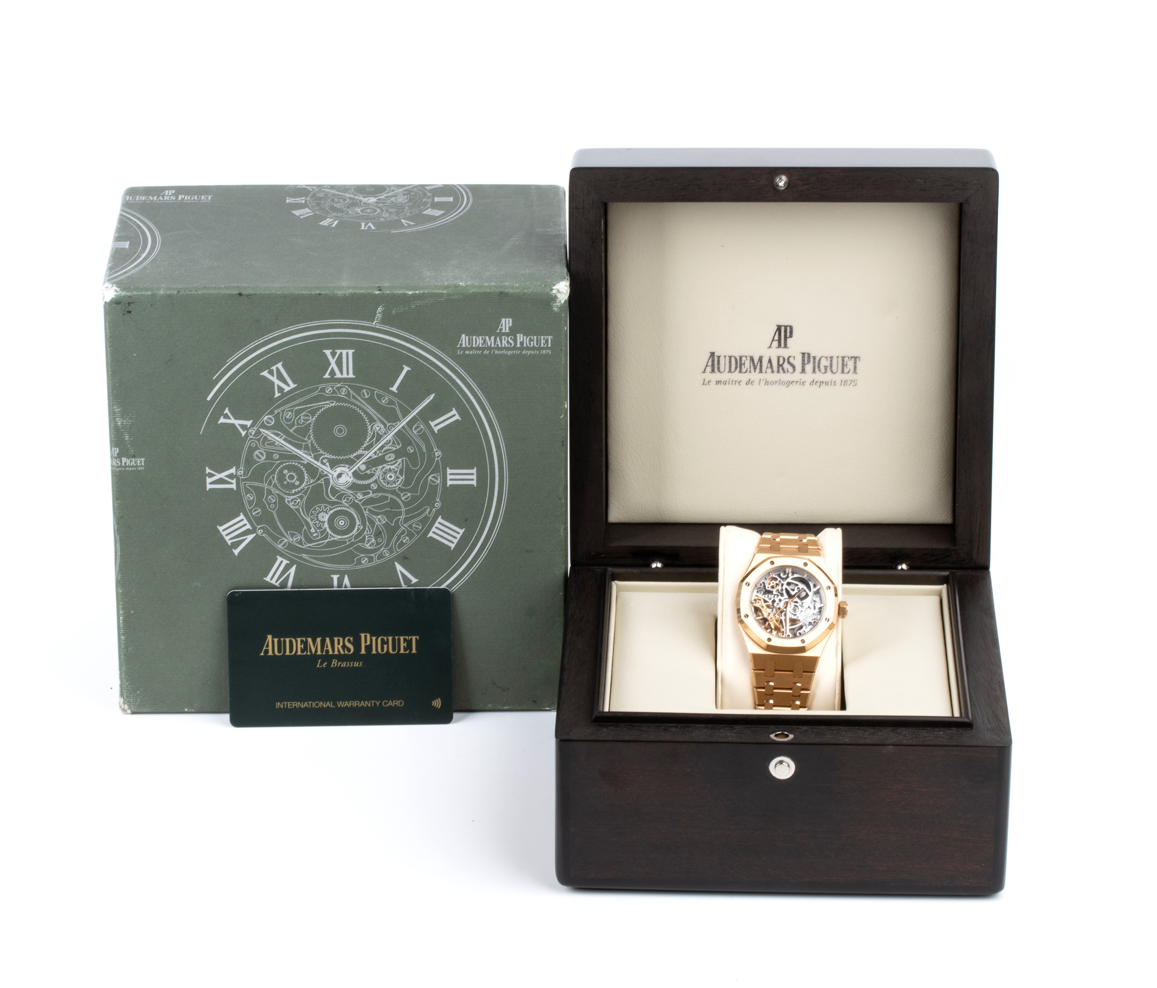 Royal Oak Double Balance Wheel scheletrico: orologio da polso in oro ref. 15467OR.OO.1256OR.01