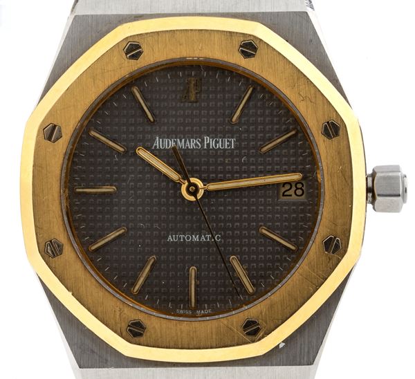 AUDEMARS PIGUET - Royal Oak: gold and steel wristwatch ref. 14790SA.00.0789SA.01.B