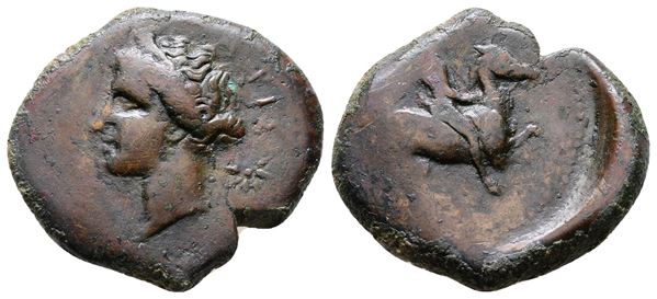 Sicily, Tyndaris, late 4th century BC. Æ (24mm, 8.31g).