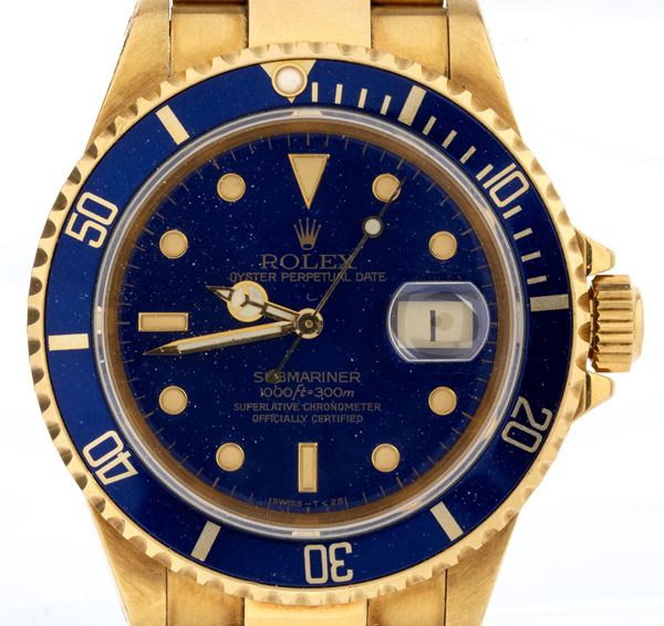 ROLEX - Submariner Oyster Perpetual: gold wrist watch