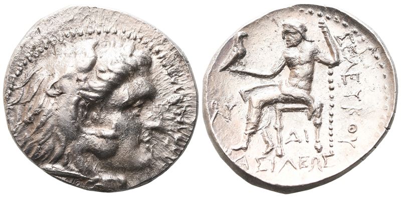 Seleukid Kings of Syria, Seleukos I Nikator (312-281 BC), Tetradrachm; AR (16,90 g; 28 mm)