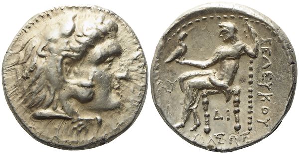 Seleukid Kings of Syria, Seleukos I Nikator (312-281 BC), Tetradrachm; AR (17,15 g; 27 mm)