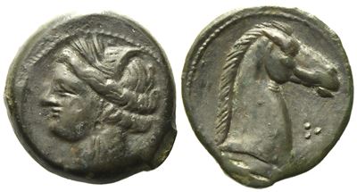 Carthage (C.ca 300-264 Bc), Æ (5,55 G; 20,1 MM)