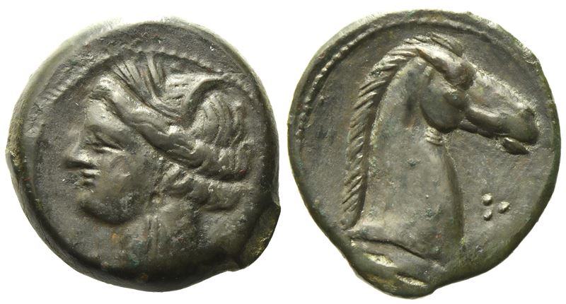 Carthage (C.ca 300-264 Bc), Æ (5,55 G; 20,1 MM)