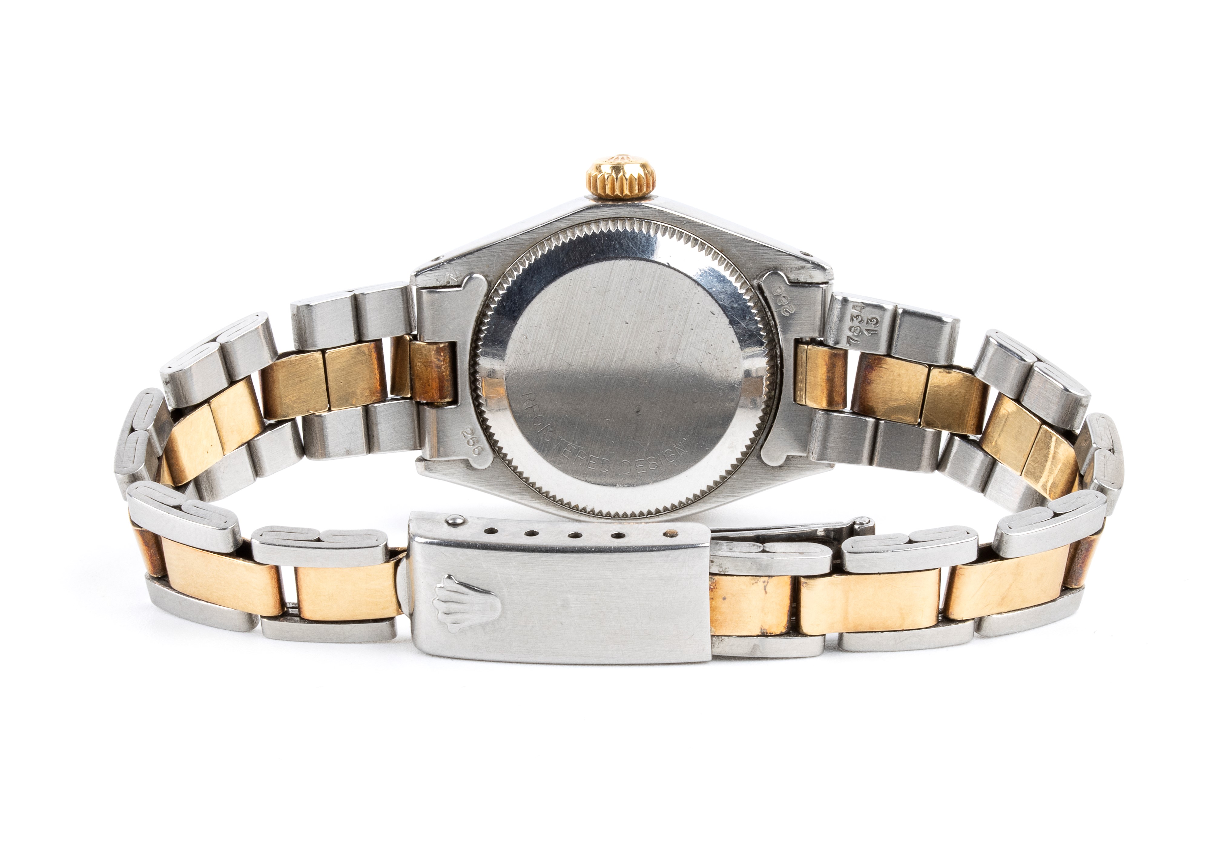 Oyster Perpetual Lady: orologio da polso in acciaio e oro