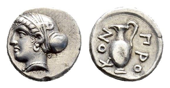 Islans off Mysia, Prokonnesos (c.ca 411-387 BC), Hemidrachm; AR (2,51 g; 10 mm)