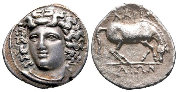 Thessaly, Larissa (c.ca 356-320 BC), Drachm; AR (5,85 g; 20 mm)