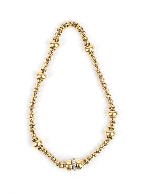 POMELLATO - Gold diamonds necklace