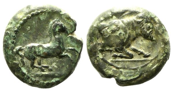 Sicily, Panormos as Ziz (c.ca 317-280 BC), Æ (1,63 g; 11 mm)