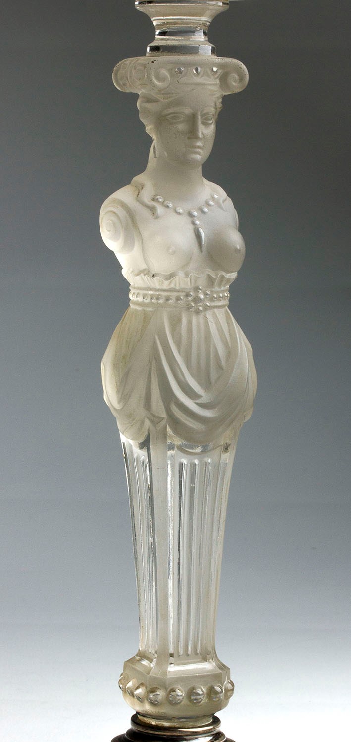 Centrotavola in cristallo di Baccarat e argento