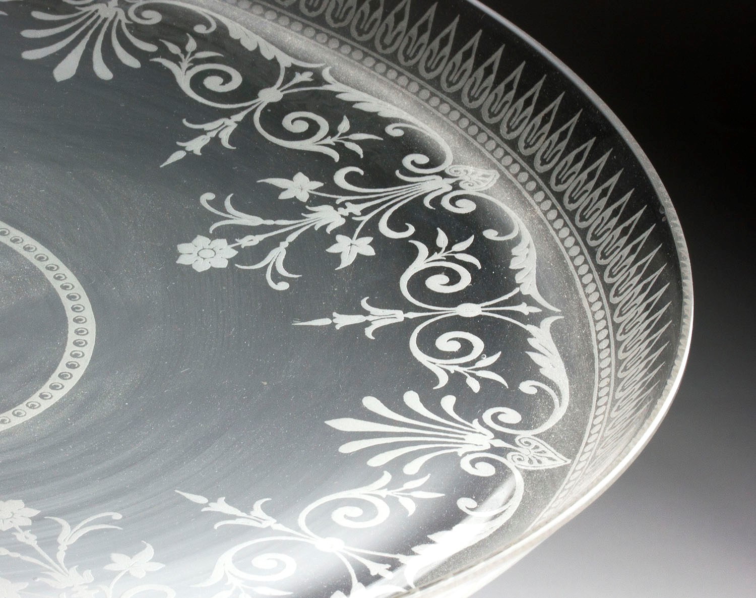 Centrotavola in cristallo di Baccarat e argento