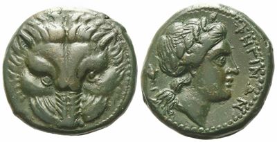 Bruttium, Rhegion (C. 351-280 Bc), Æ (7,10 G; 20 MM)