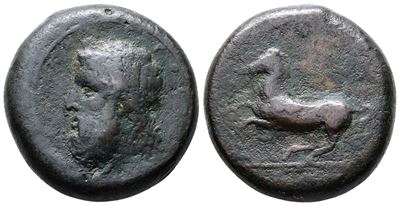 Sicily, Syracuse, C. 339/8-334 Bc. Æ Dilitron (26mm, 18.90g).