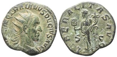 Trajan Decius (249-251), Dupondius, Rome, C. 250; (9,58 G; 24,2 MM; 12 H)