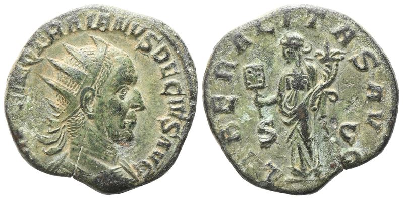 Trajan Decius (249-251), Dupondius, Rome, C. 250; (9,58 G; 24,2 MM; 12 H)