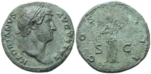 Hadrian (117-138), As, Rome, 126-127; Æ (9,24 g; 26 mm; 6 h)