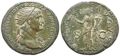 Trajan (98-117), Dupondius, Rome, 112-114; Æ (11,33 G; 28,2 MM; 6 H)