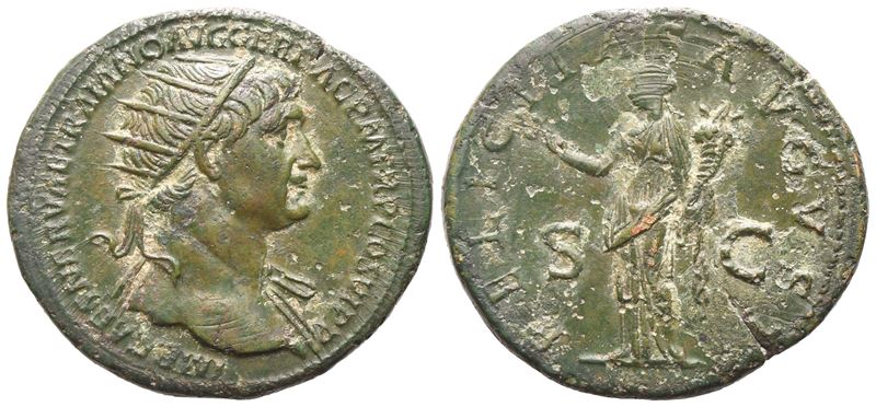 Trajan (98-117), Dupondius, Rome, 112-114; Æ (11,33 G; 28,2 MM; 6 H)