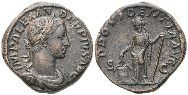 Severus Alexander (222–235), Sestertius di Roma, 231 d.C., Æ