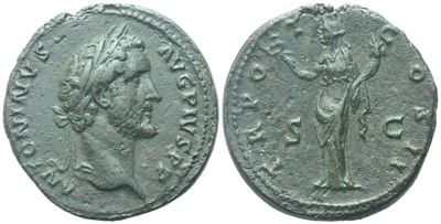 Antoninus Pius (138-161), As, Rome, 139; Æ (11,11 G; 28 MM; 12 H)