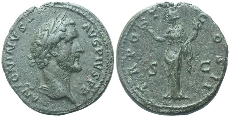 Antoninus Pius (138-161), As, Rome, 139; Æ (11,11 G; 28 MM; 12 H)