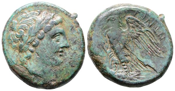 Sicily, Messana. The Mamertinoi, 275-264 BC. Æ Quadruple Unit (28.5mm, 17.59g).  - Auction Greek, Roman and Byzantine Coins	 - Bertolami Fine Art - Prague