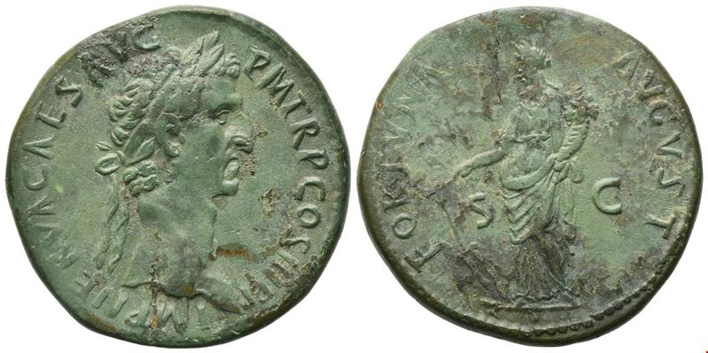 Nerva (96–98), Sestertius di Roma, 97 d.C., Æ