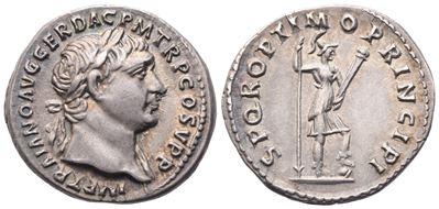 Traiano (98-117), Denario, Roma, 104-107
