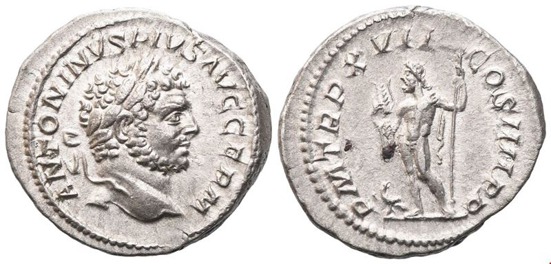 Caracalla (198-217), Denarius, Rome, 214; Ar (3,49 G; 19,1 MM; 6 H)