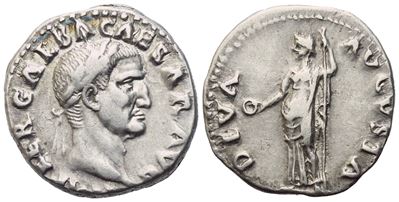 Galba (68-69), Denarius, Rome, 68-69; Ar (3,58 G; 17,8 MM; 7 H)