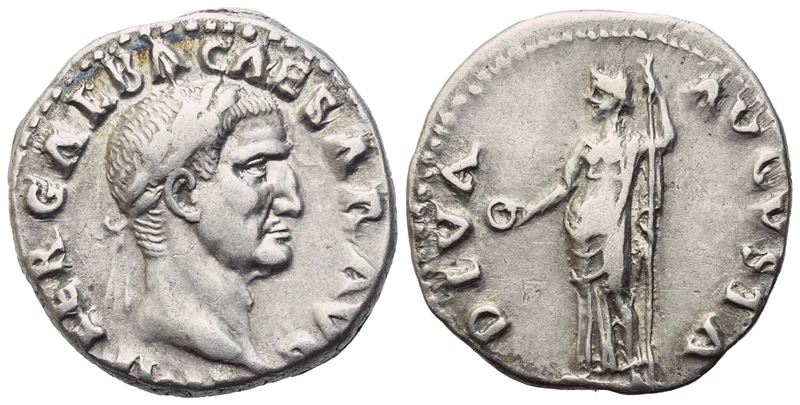 Galba (68-69), Denarius, Rome, 68-69; Ar (3,58 G; 17,8 MM; 7 H)