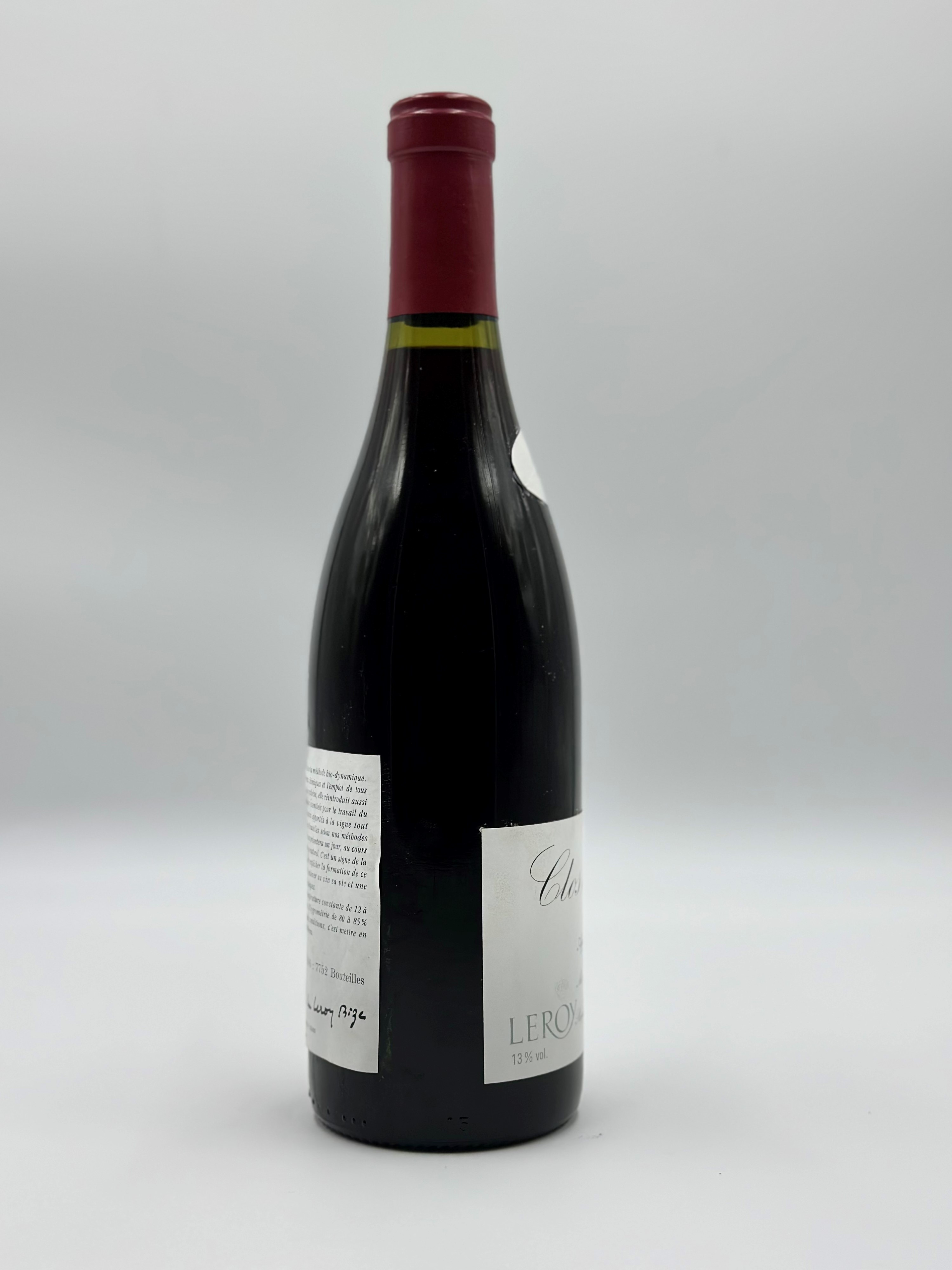 Domaine Leroy Clos De Vougeot Grand Cru