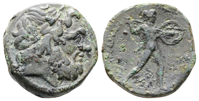 Sicily, Messana, The Mamertinoi, C. 211-208 Bc. Æ Pentonkion (18mm, 4.93g).
