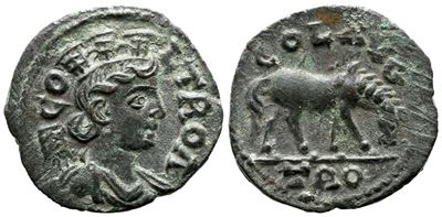 Troas, Alexandria. Pseudo-autonomous Issue, Time Of Valerian i And Gallienus (253-268). Æ