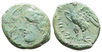 Sicily, Messana, The Mamertinoi, C. 288-278 Bc. Æ Uncia (19mm, 3.88g).