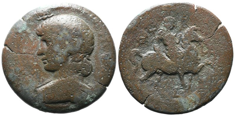 Antinoüs (died AD 130). Egypt, Alexandria. Æ Drachm