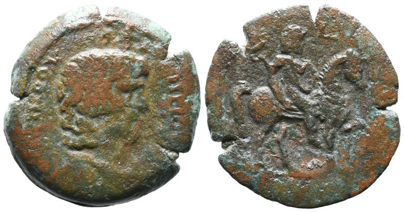 Antinoüs (died AD 130). Egypt, Alexandria. Æ Diobol