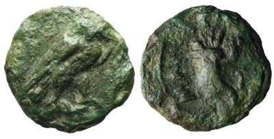 Sicily, Messana, The Mamertinoi(?), C. 2nd Century Bc. Æ (10mm, 0.72g).
