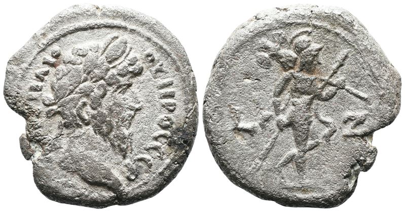 Lucius Verus (161-169). Egypt, Alexandria. Bi Tetradrachm